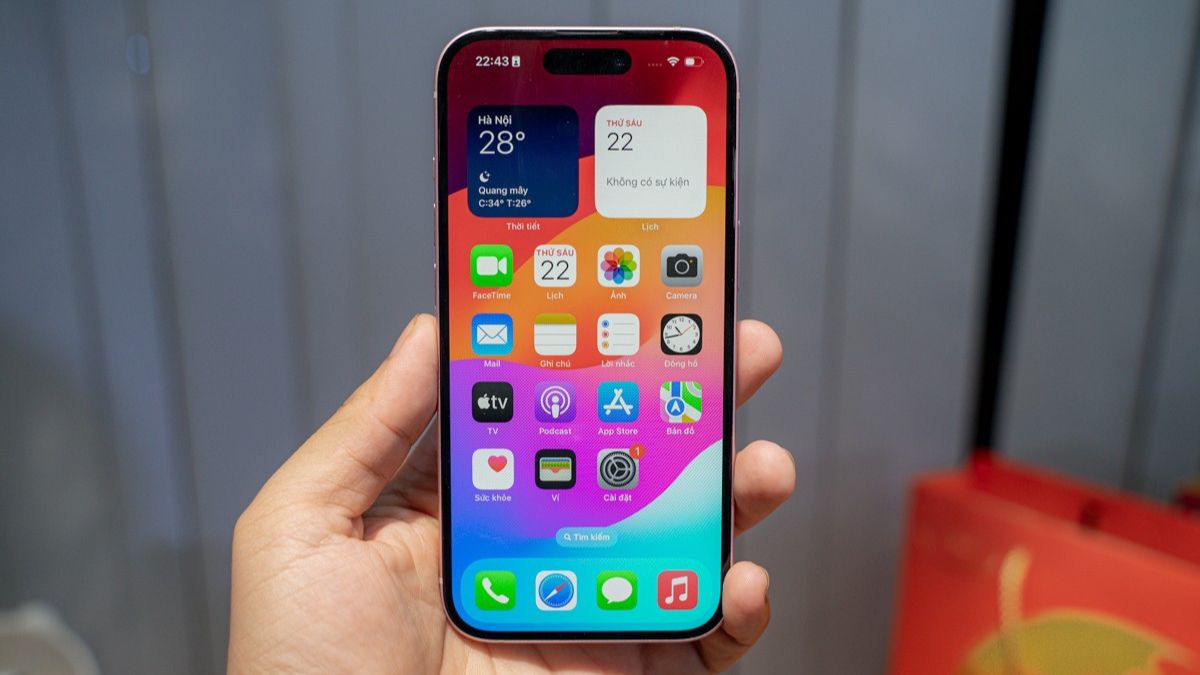 Màn hình có kích thước giống với bản Pro Max